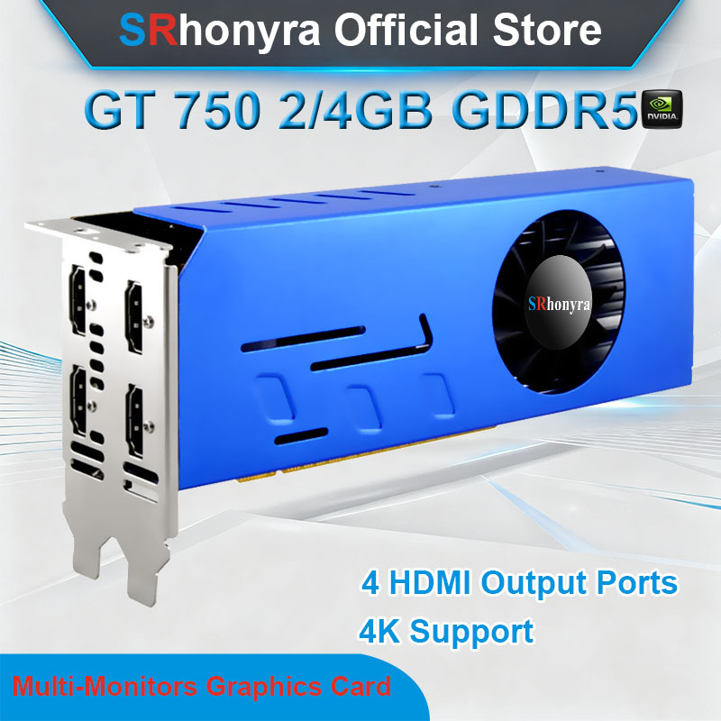 SRhonyra GeForce GTX1660S 1050 - 4 Hdmi Multi Monitor Video Card 4K 评论和价格