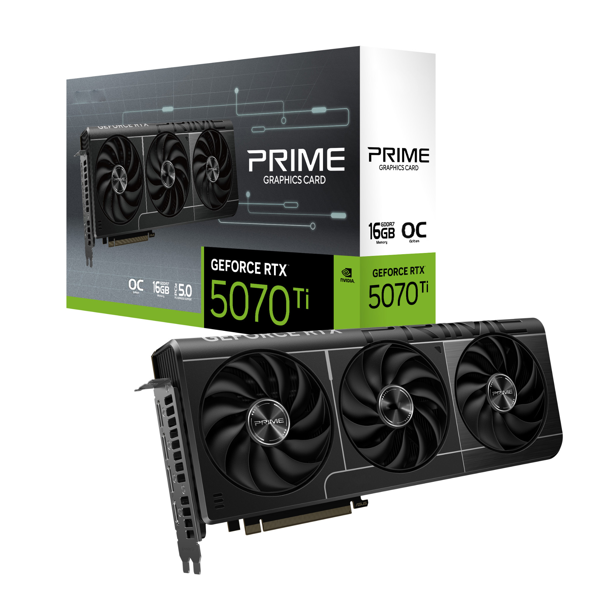 2025 New PRIME GeForce RTX 507 - Triple Fan Gaming Graphics Card 16Gb 评论和价格