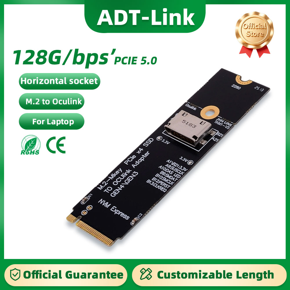 ADT-Link PCIe 5.0 X4 to OCuLin - Oculink Egpu Dock Graphics Card 评论和价格