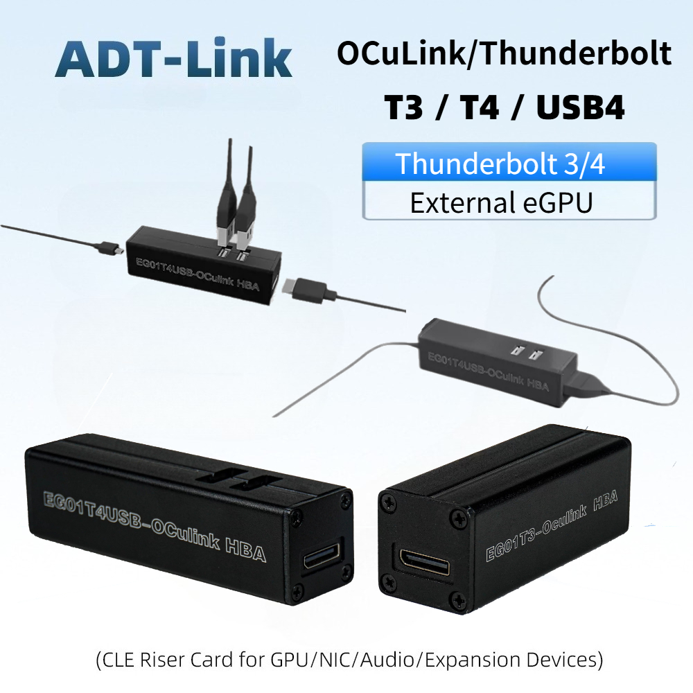 T3 / T4 OCuLink Thunderbolt 4  - Oculink Egpu Dock Graphics Card 评论和价格